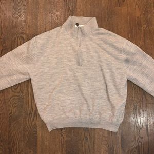 Pullover Grey Fleece